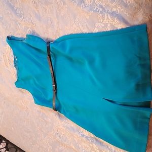 Anne Klein teal dress, size 10P